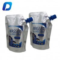 Custom printed plastic juice spout pouch aluminum foil doypack smell proof drink spout pouch