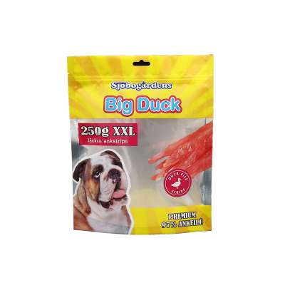 Customized plastic smell proof pet dog food ziplock packaging mylar cat food bag