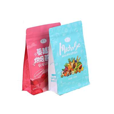 Factory price customized printing packaging flat bottom pouches cereal bag